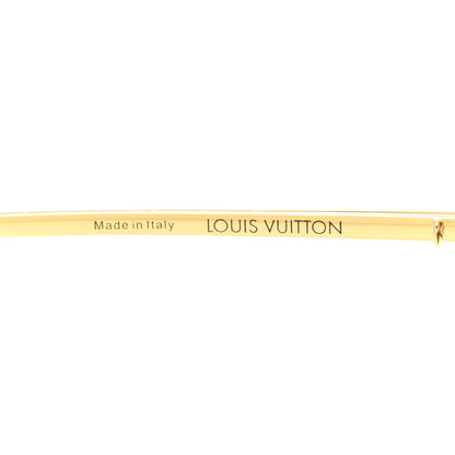 Louis Vuitton Metal LV Square Charm Sunglasses Z1718U Black 5 of 7