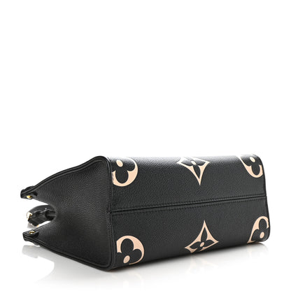 Louis Vuitton Empreinte Monogram Giant Onthego PM Black Beige 4 of 6