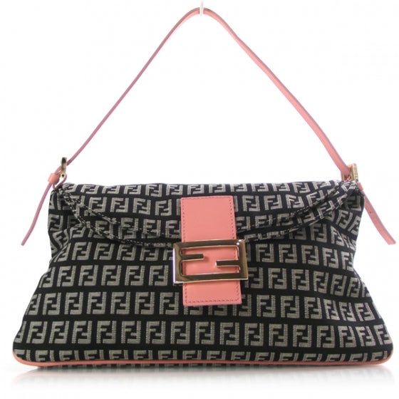Fendi Zucchino Baguette Pink 1 of 12