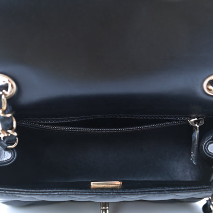 Chanel Lambskin Quilted Mini Square Flap Black 4 of 4
