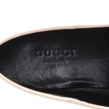 Gucci Lambskin Womens Brixton Horsebit Loafers 35 Mystic White 7 of 7