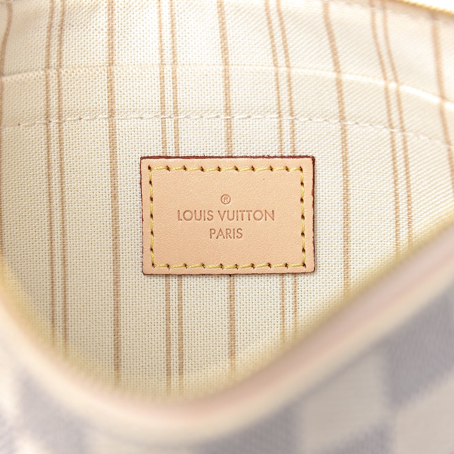 Louis Vuitton Damier Azur Neverfull MM GM Pochette 6 of 8