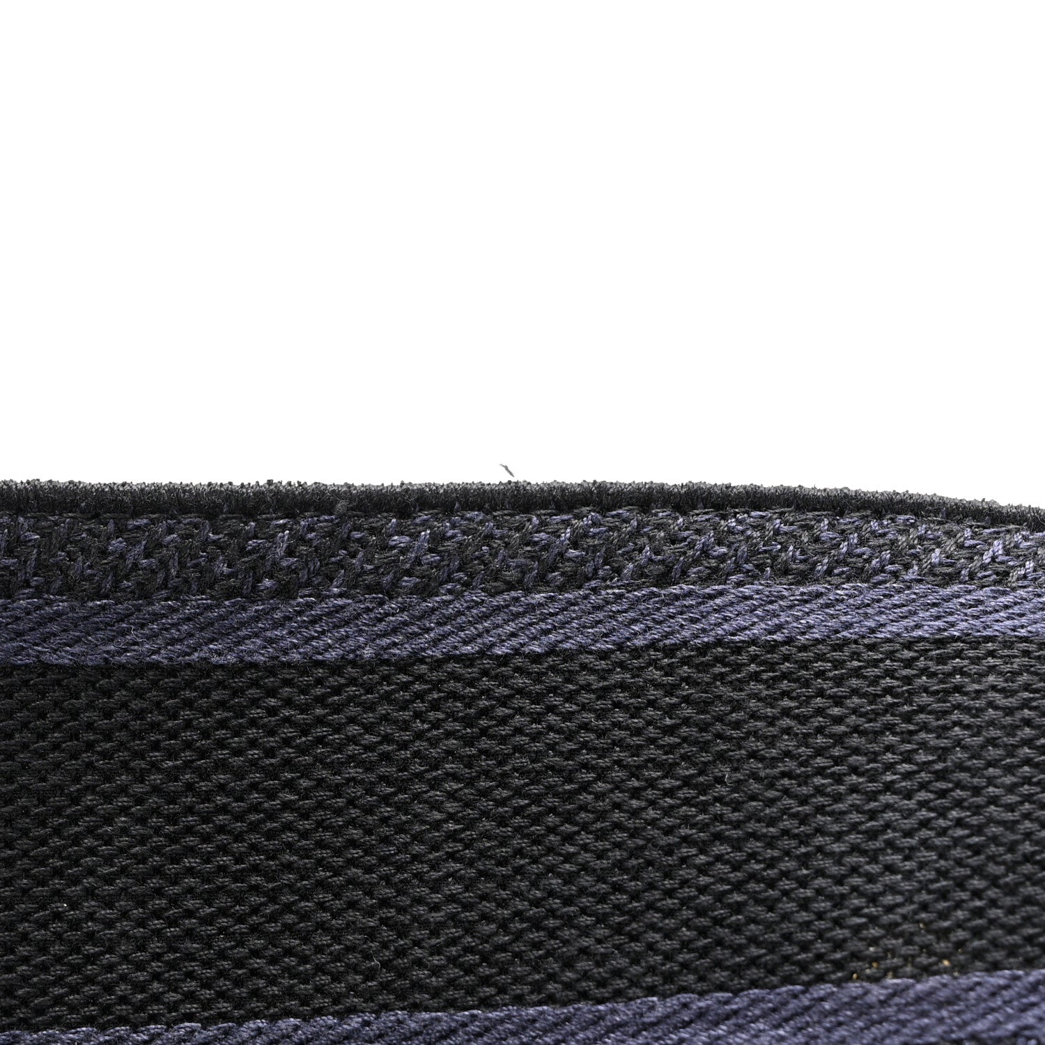 Christian Dior Canvas Embroidered Shoulder Strap Denim Blue 5 of 6