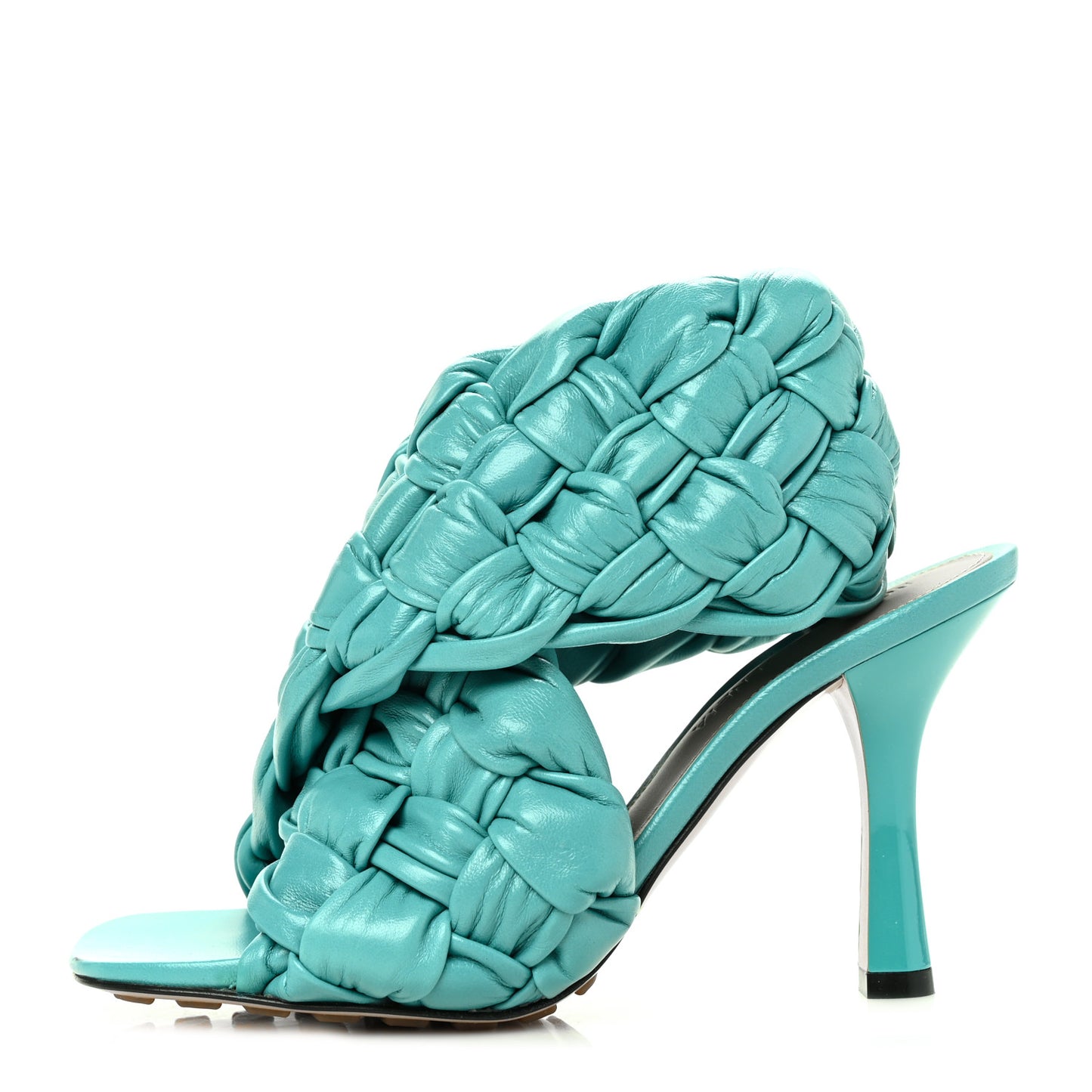 Shiny Nappa Intrecciato The Board Sandals 35 Linoleum