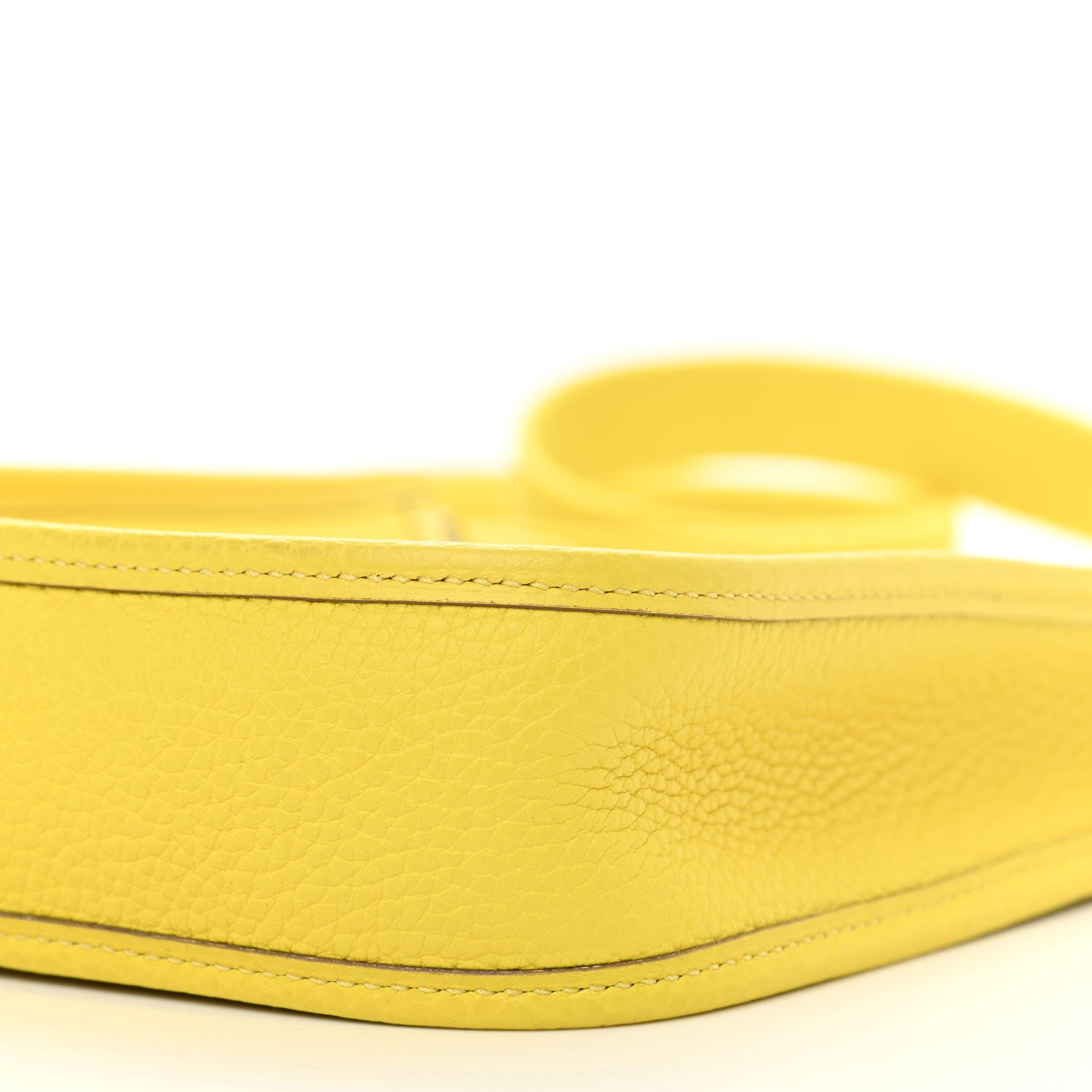 Hermes Taurillon Clemence Evelyne TPM Lime 10 of 11