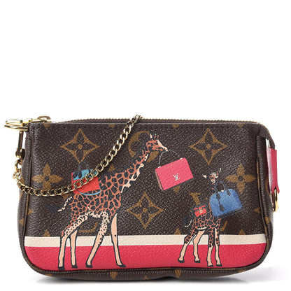 Louis Vuitton Monogram 2017 Christmas Animation Mini Pochette Accessories 1 of 10