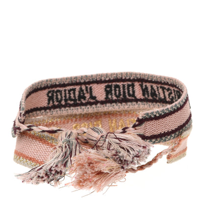 Christian Dior Woven Cotton J'Adior Friendship Bracelet Set Nude 3 of 4