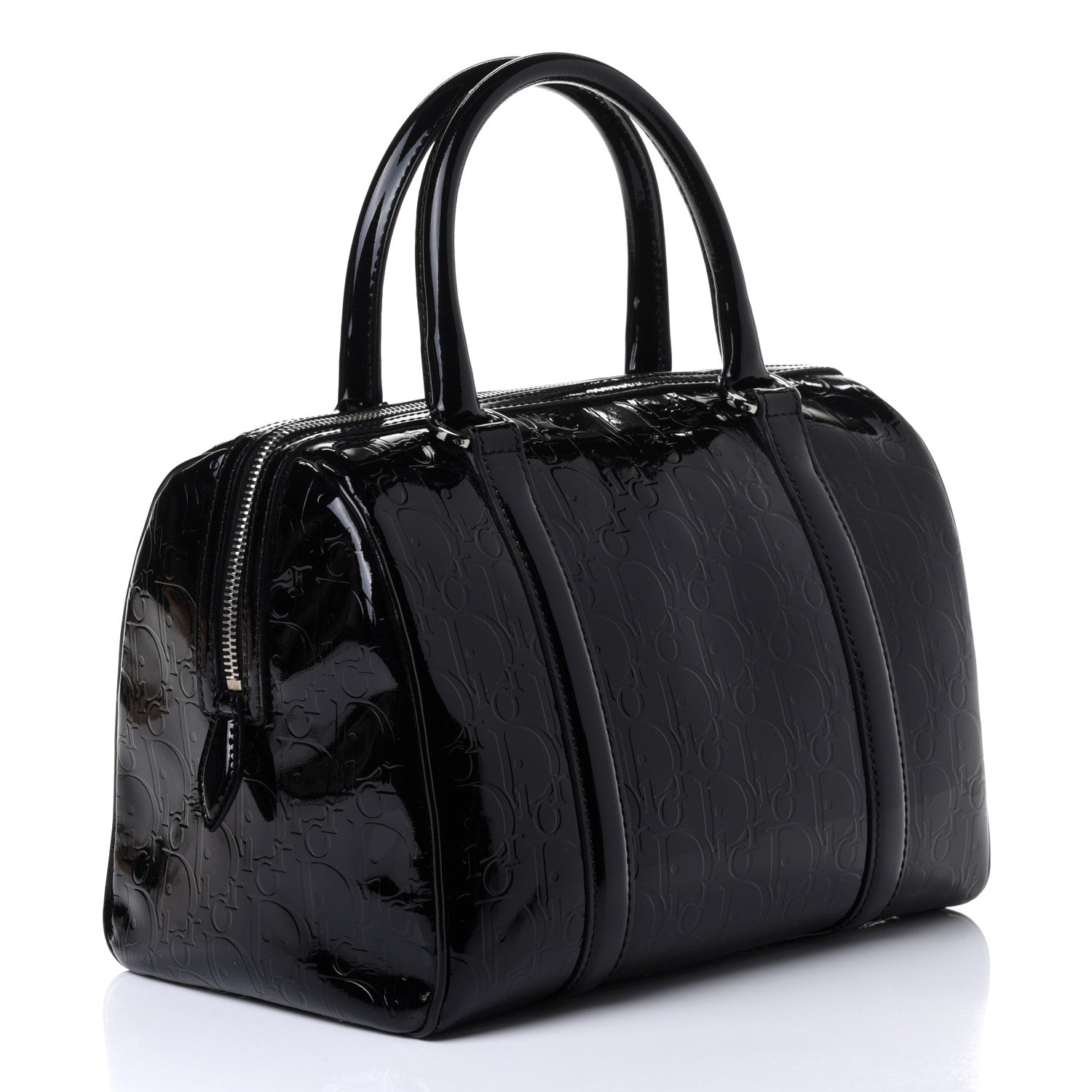 Christian Dior Patent Ultimate Boston Black 2 of 4
