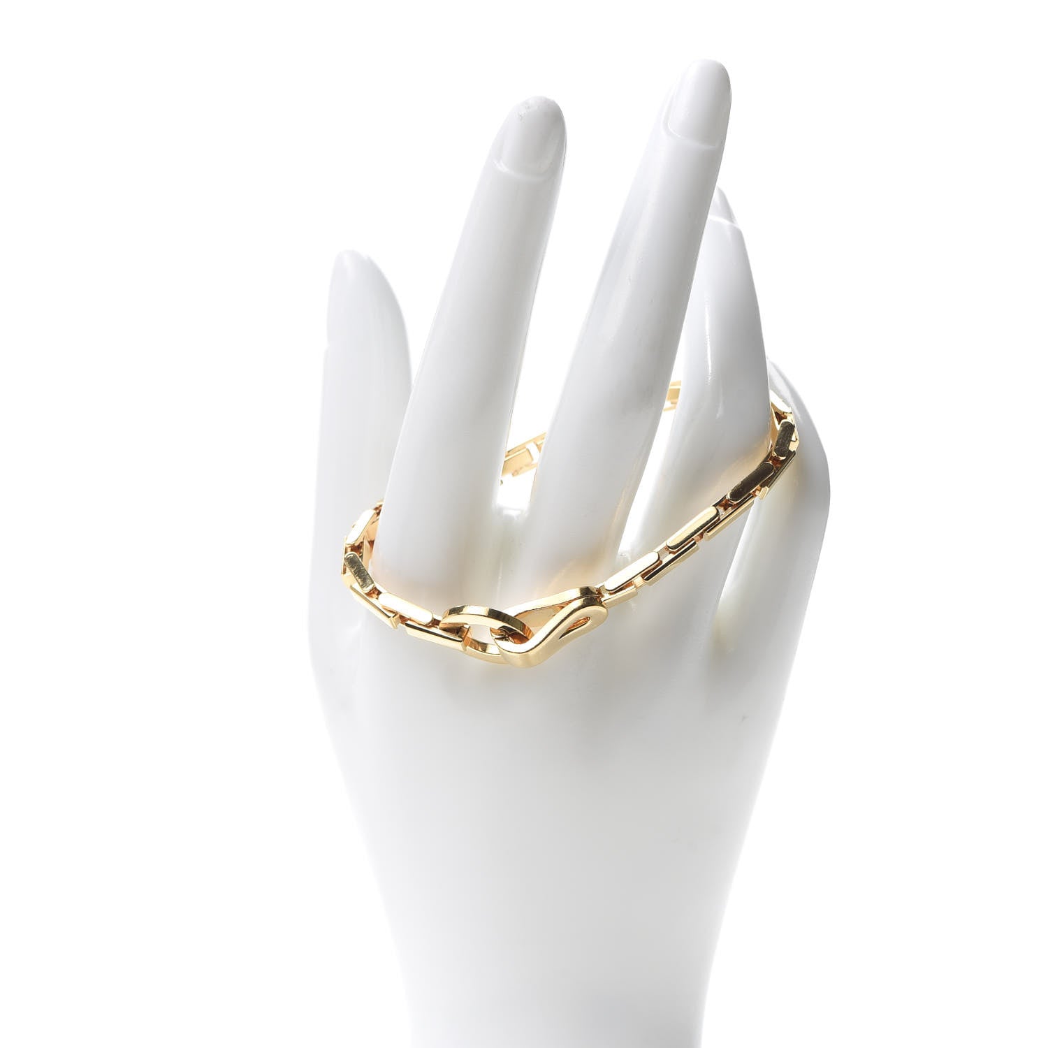 Cartier 18K Yellow Gold Agrafe Link Bracelet 2 of 4
