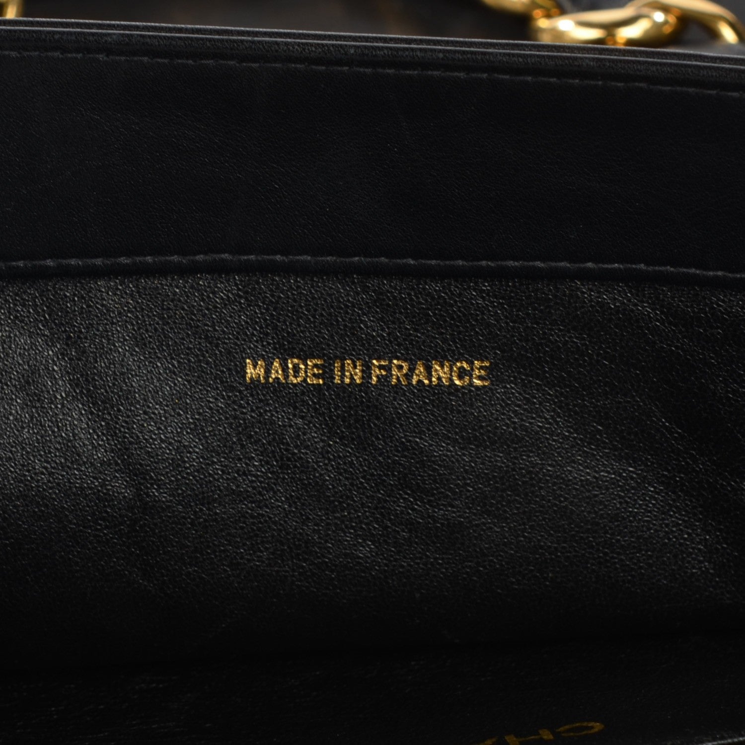Chanel Lambskin Jumbo Shoulder Bag Black 8 of 10