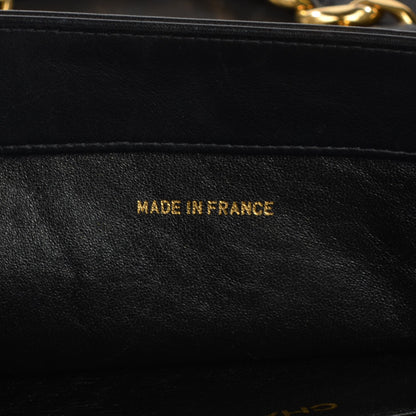 Chanel Lambskin Jumbo Shoulder Bag Black 8 of 10