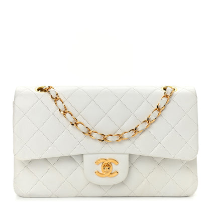Chanel Lambskin Quilted Small Double Flap White 1 of 13