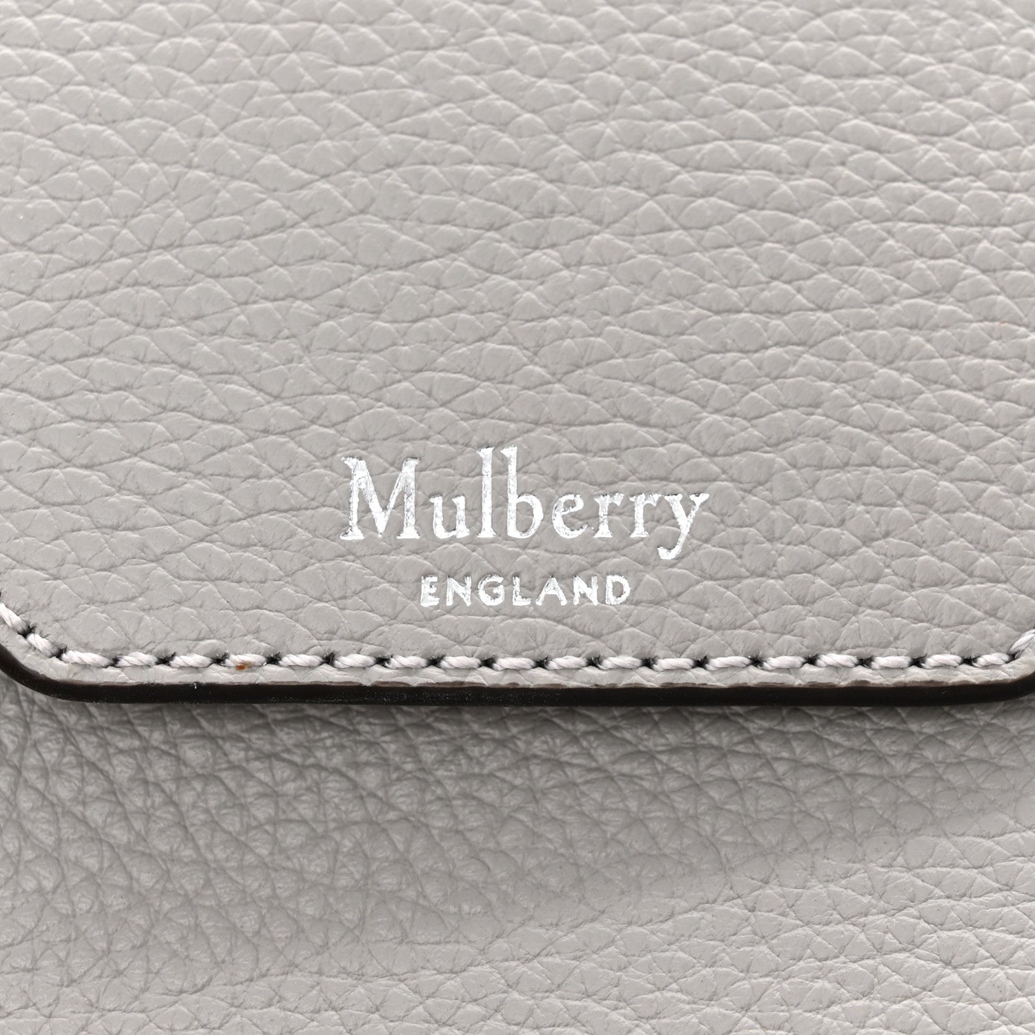 Mulberry Small Classic Grain Bayswater Tote Pale Grey 7 of 12