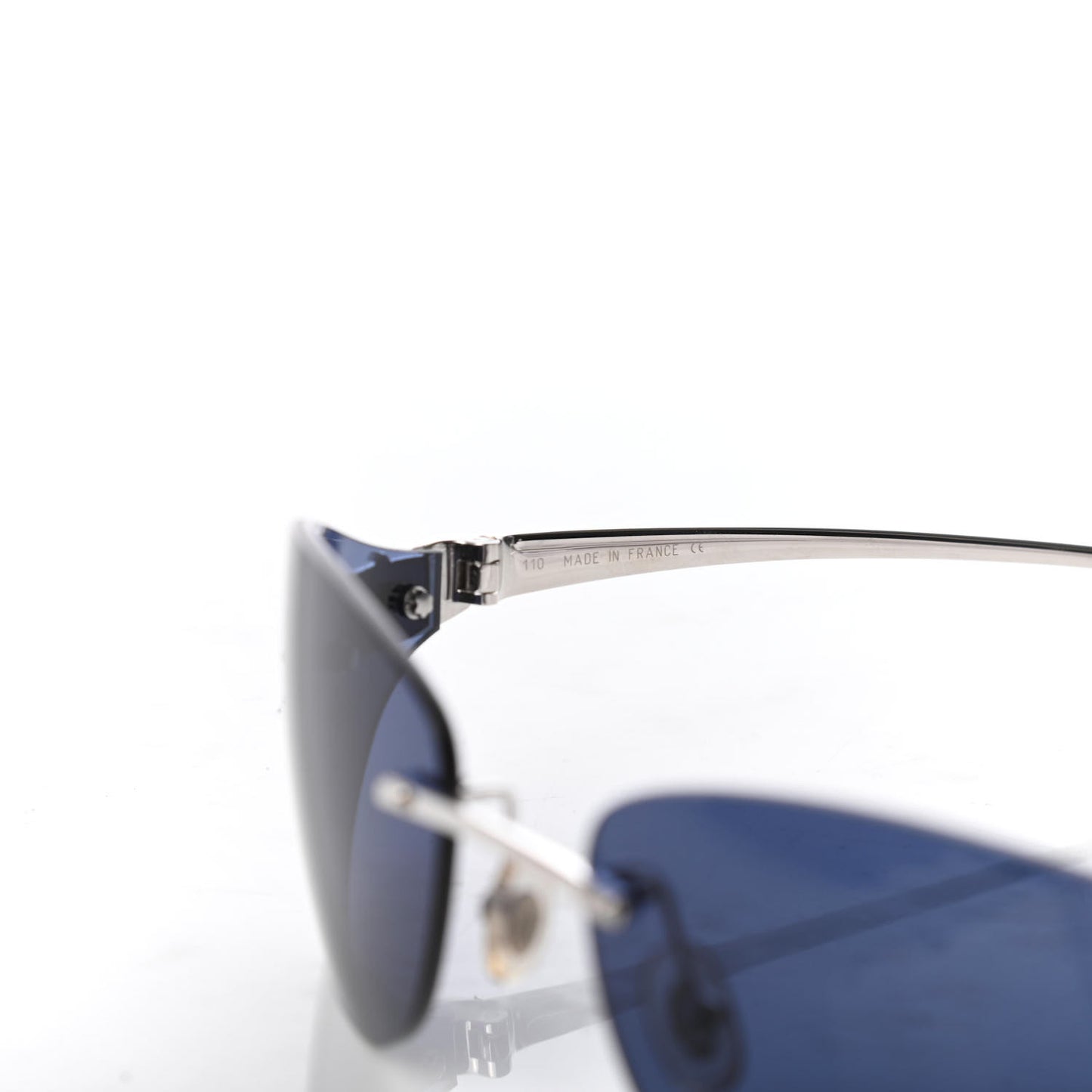 Panthere De Cartier Sunglasses Blue Silver