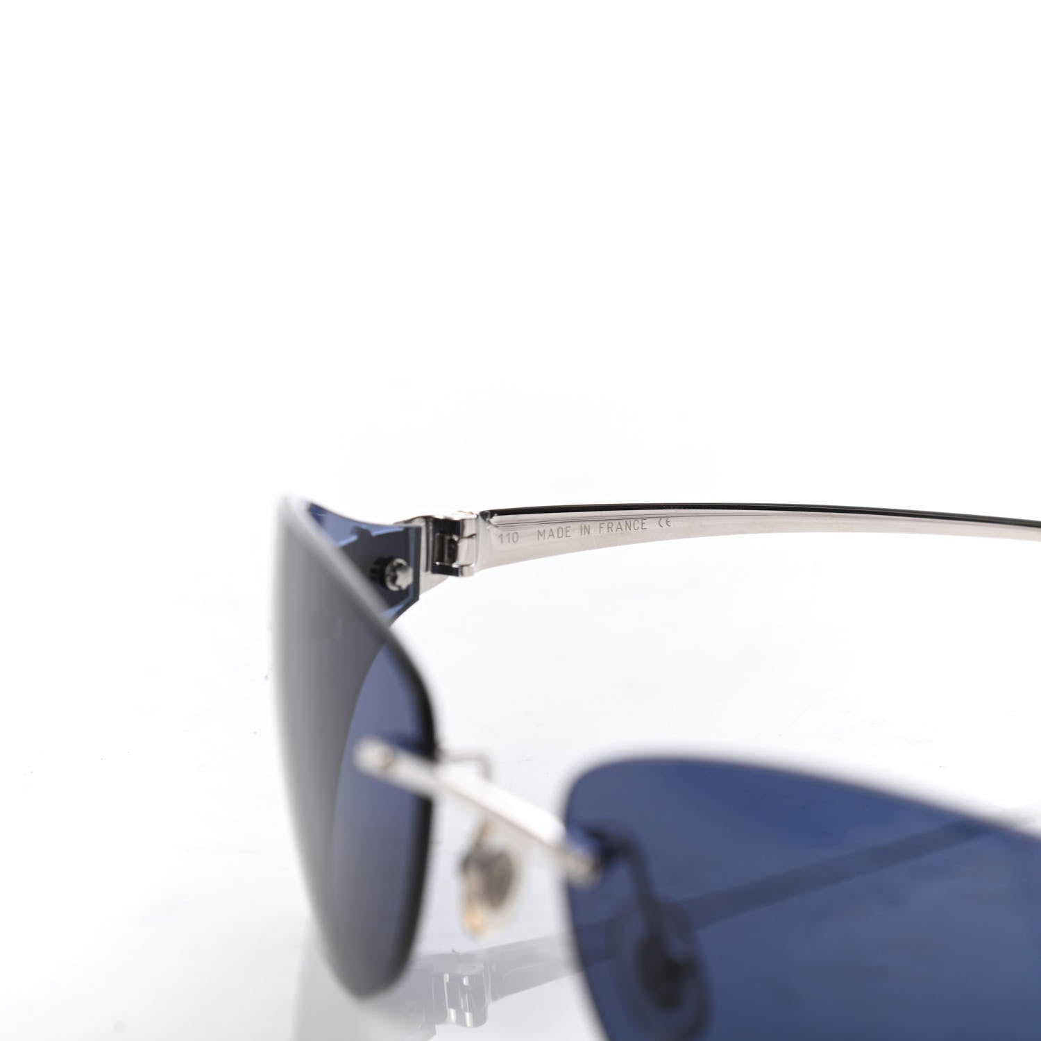 Cartier Panthere De Cartier Sunglasses Blue Silver 6 of 7