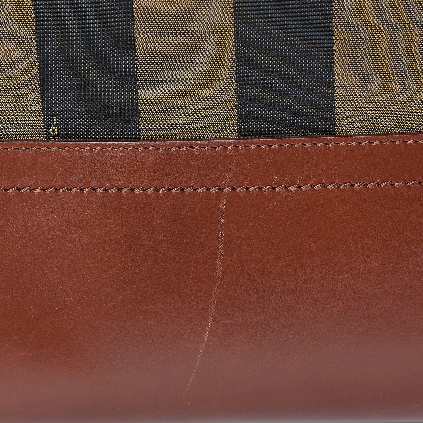 Pequin Cuoio Vegetale Medium Roll Tote Tobacco Cuoio Miele