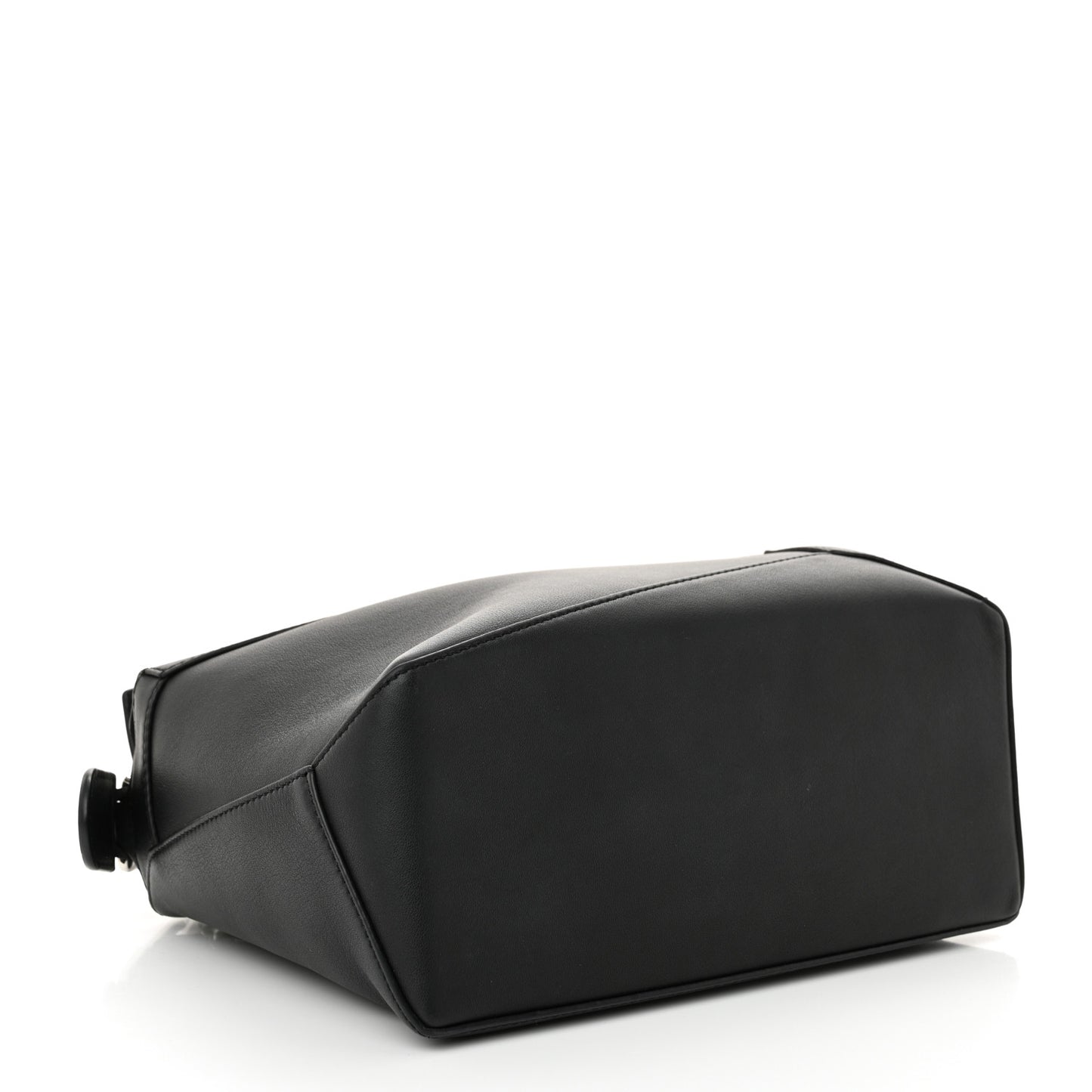 Calfskin Small Puzzle Edge Bag Black