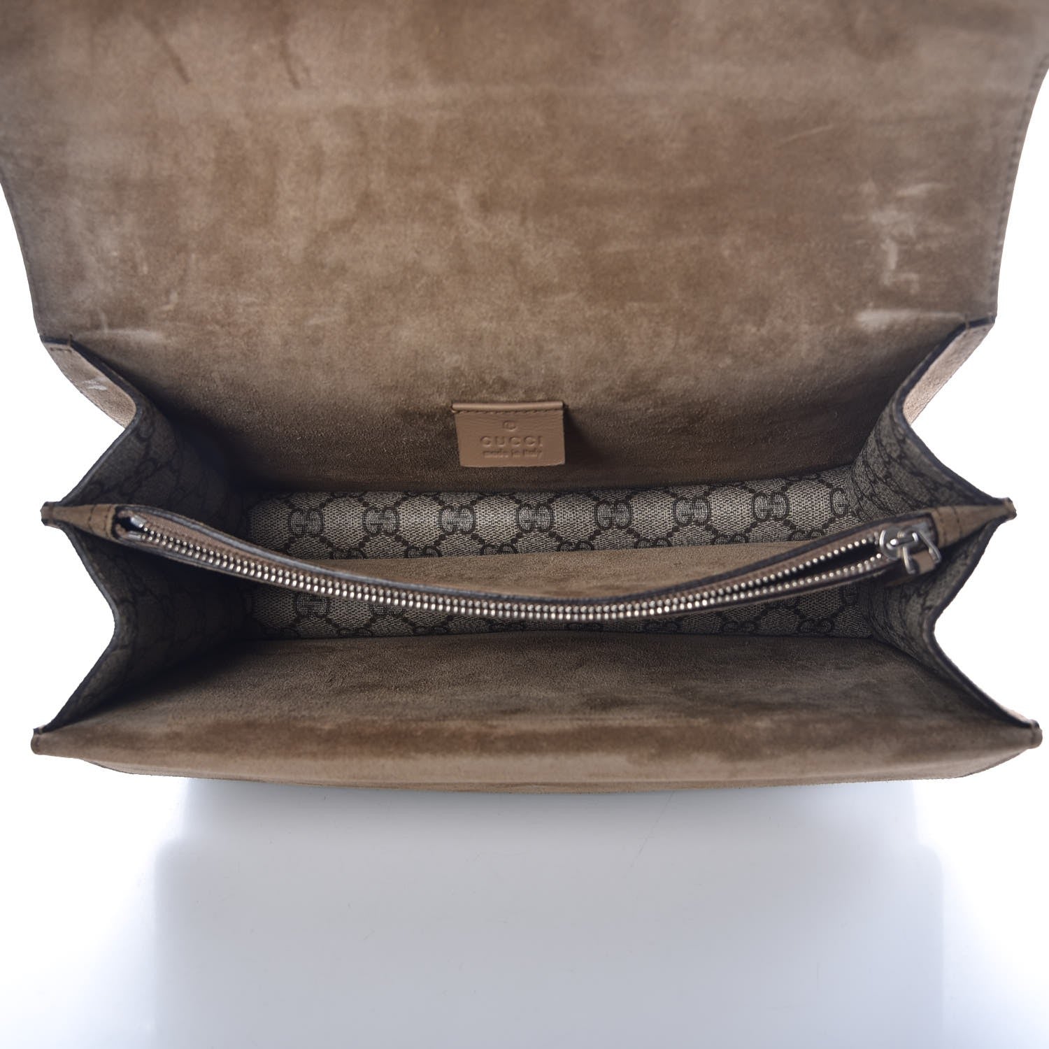 Gucci GG Supreme Monogram Small Dionysus Shoulder Bag Taupe 6 of 9