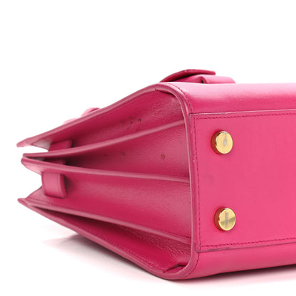 Saint Laurent Calfskin Nano Sac De Jour Bubblegum 11 of 14