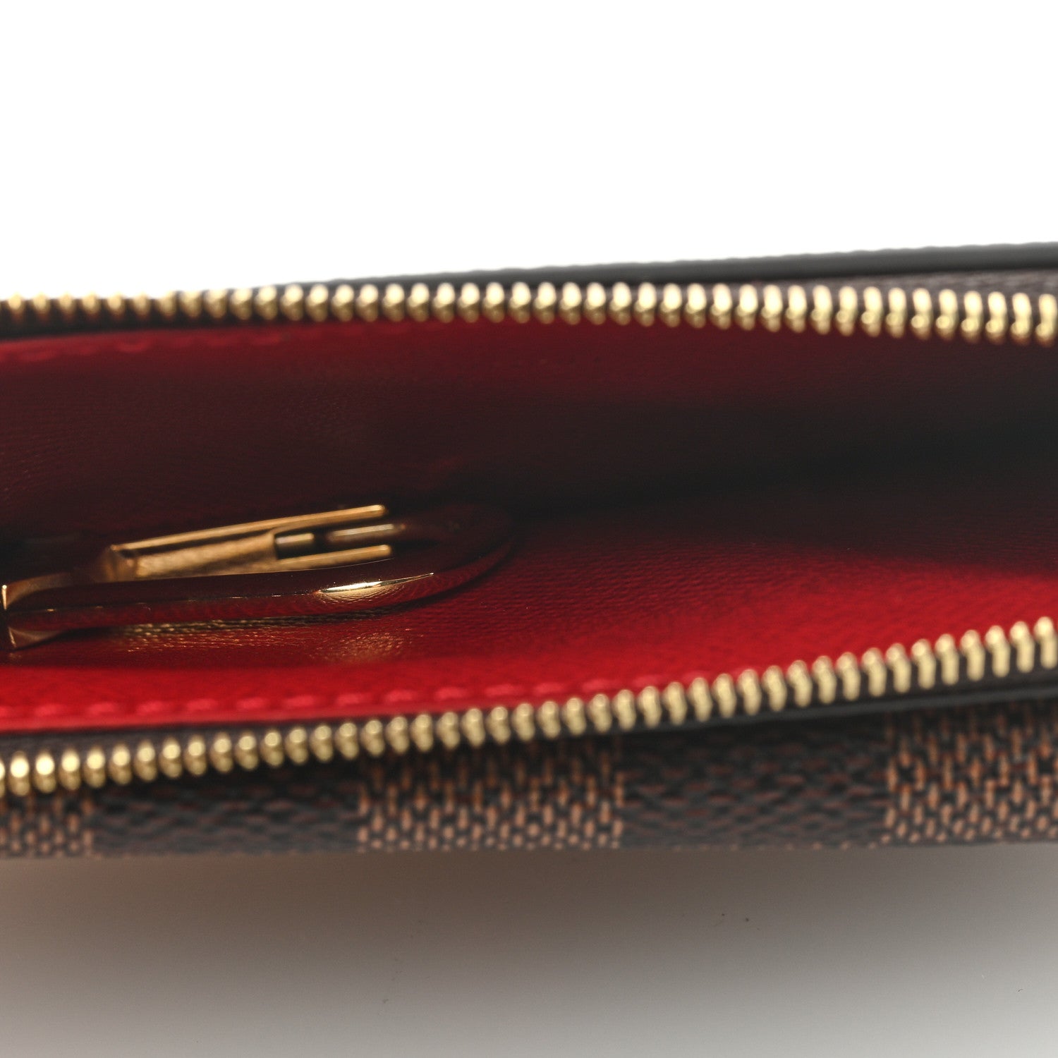 Louis Vuitton Damier Ebene Recto Verso Card Holder Red 5 of 6