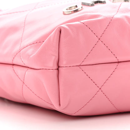 Chanel Shiny Calfskin Quilted Mini Chanel 22 Pink 9 of 10