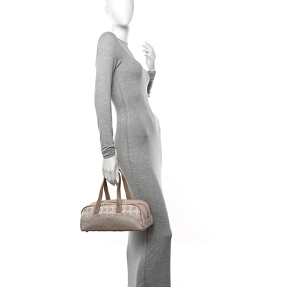 Chanel Nylon Travel Bowler Beige 2 of 12