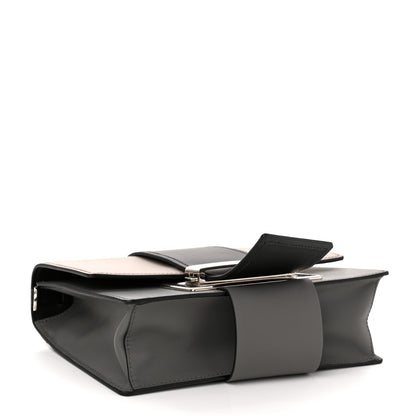 Prada City Calf Ribbon Bag Black Pomice 3 of 8