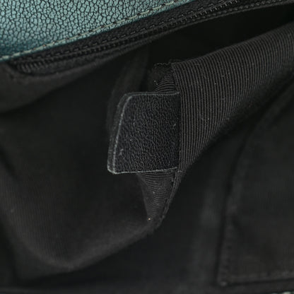 Chanel Iridescent Goatskin Quilted New Medium Boy Flap Green 10 of 10