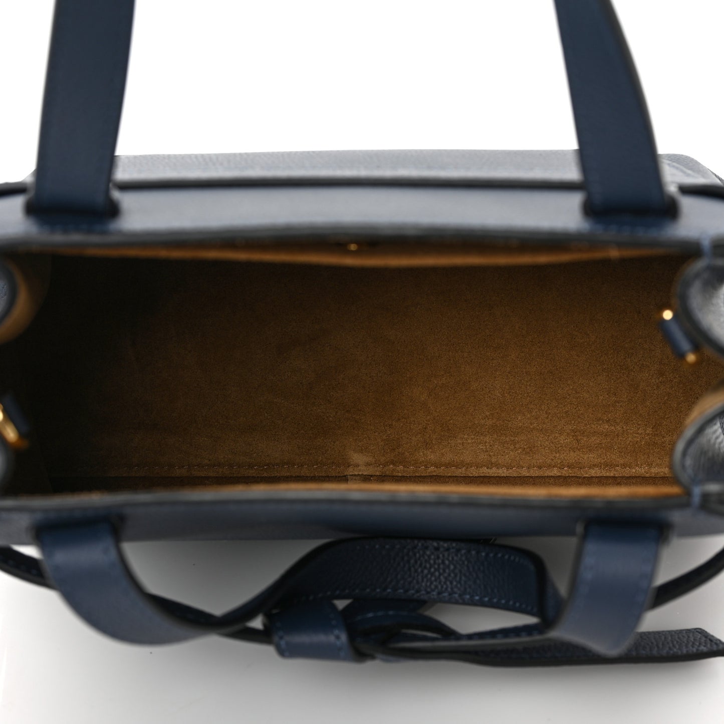 Calfskin Mini Gate Tote Navy