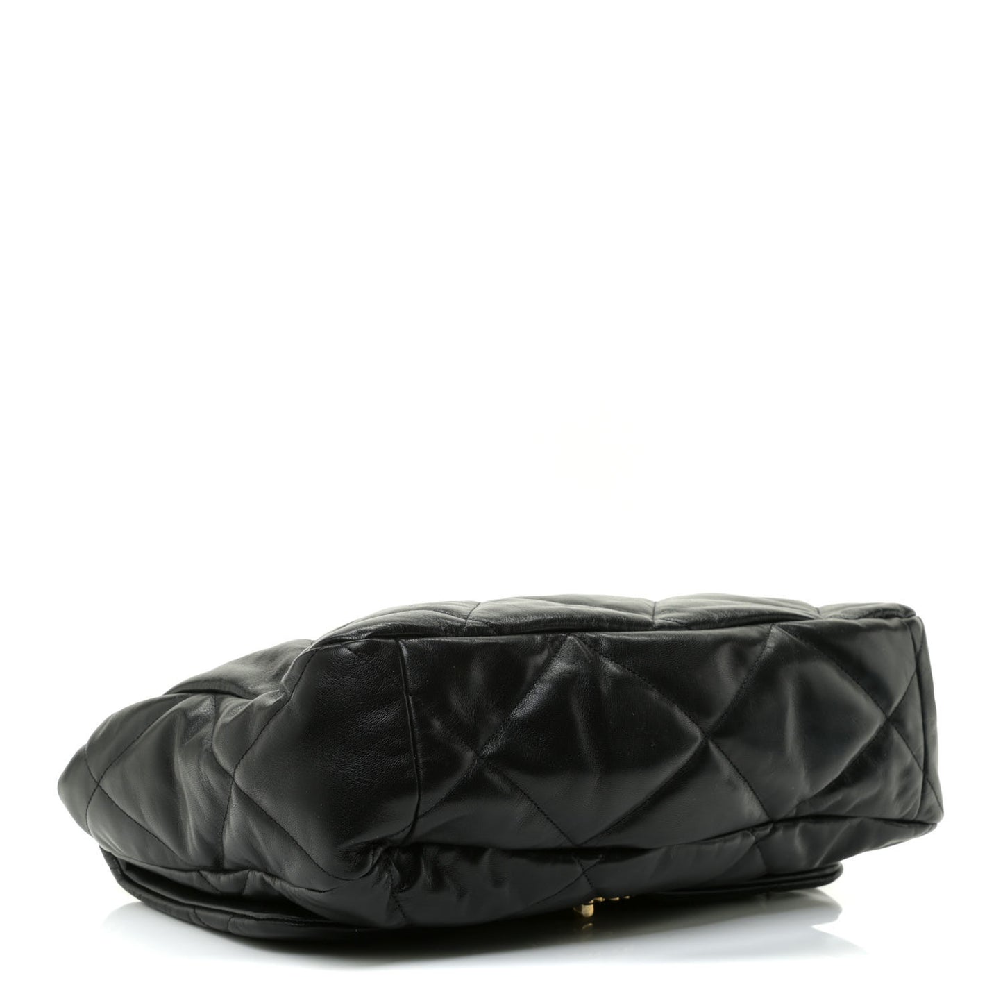 Lambskin Quilted Maxi Chanel 19 Flap Black