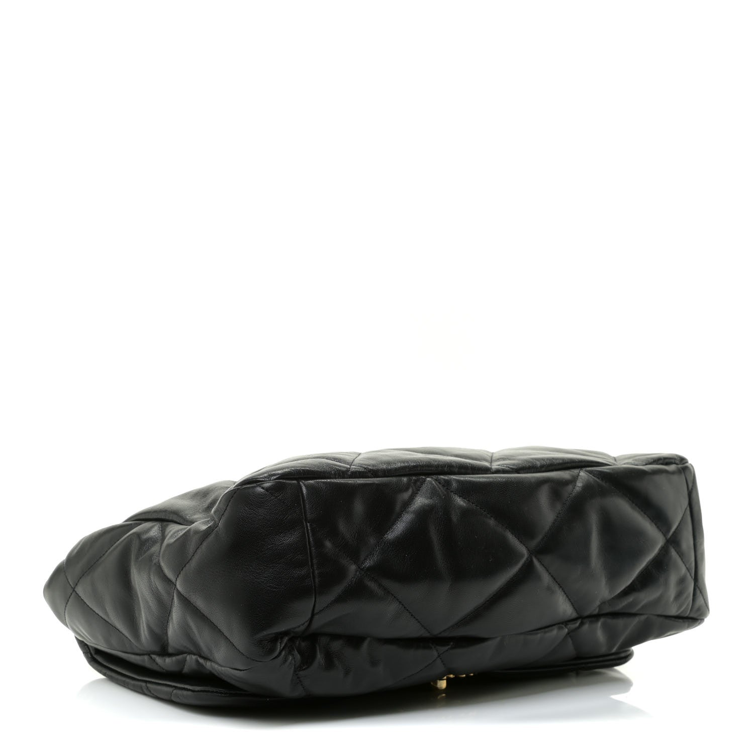 Chanel Lambskin Quilted Maxi Chanel 19 Flap Black 4 of 9