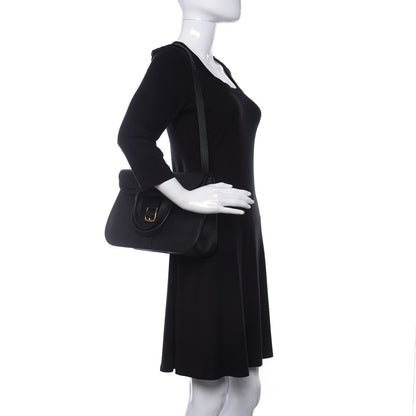 Hermes Taurillon Clemence Halzan 31 GM Black 2 of 8