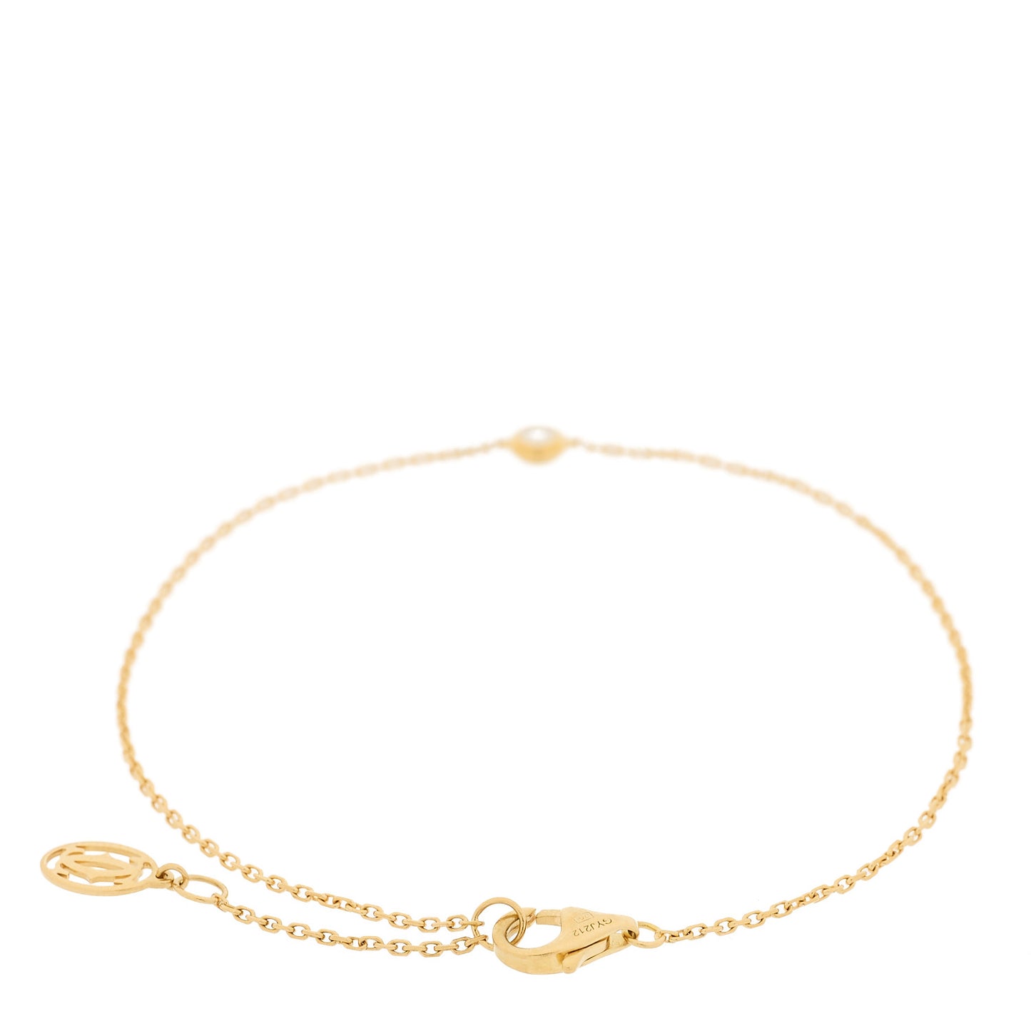 18K Yellow Gold Diamond XS D'Amour Bracelet