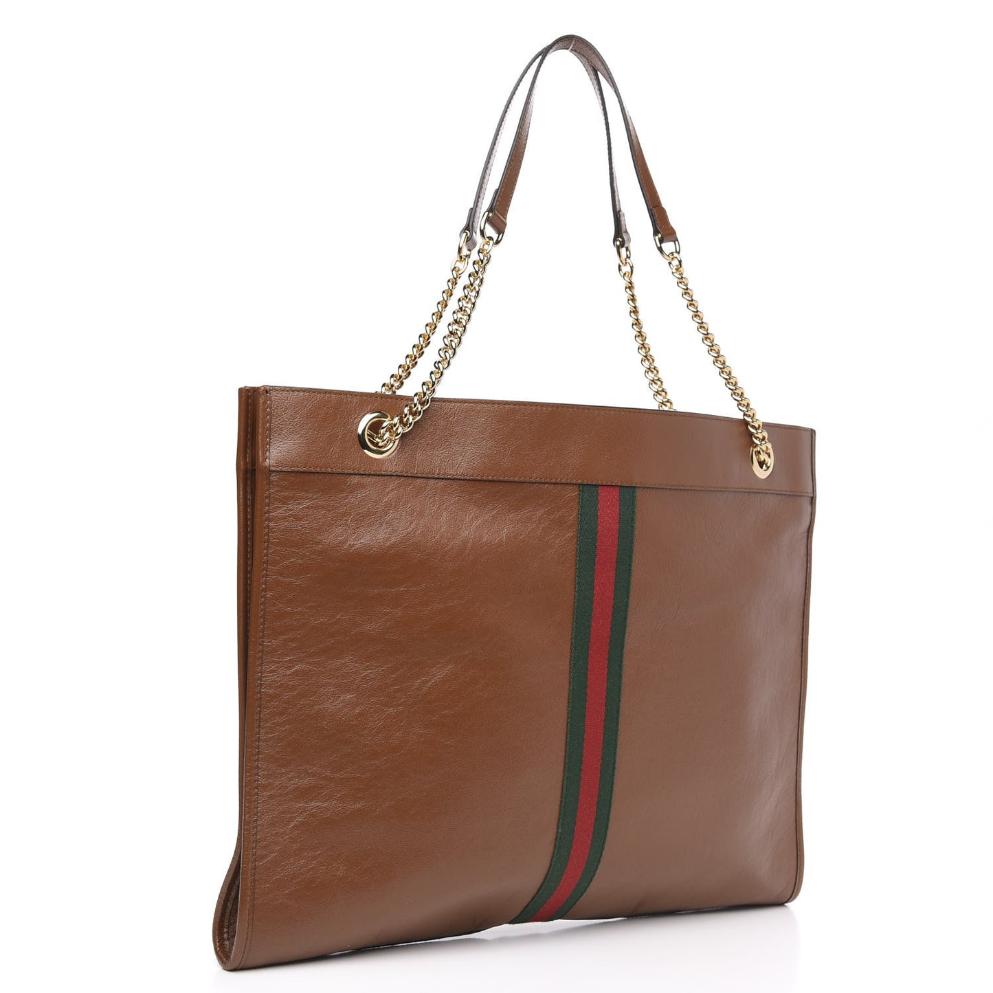 Calfskin Large Rajah Chain Tote Cuir