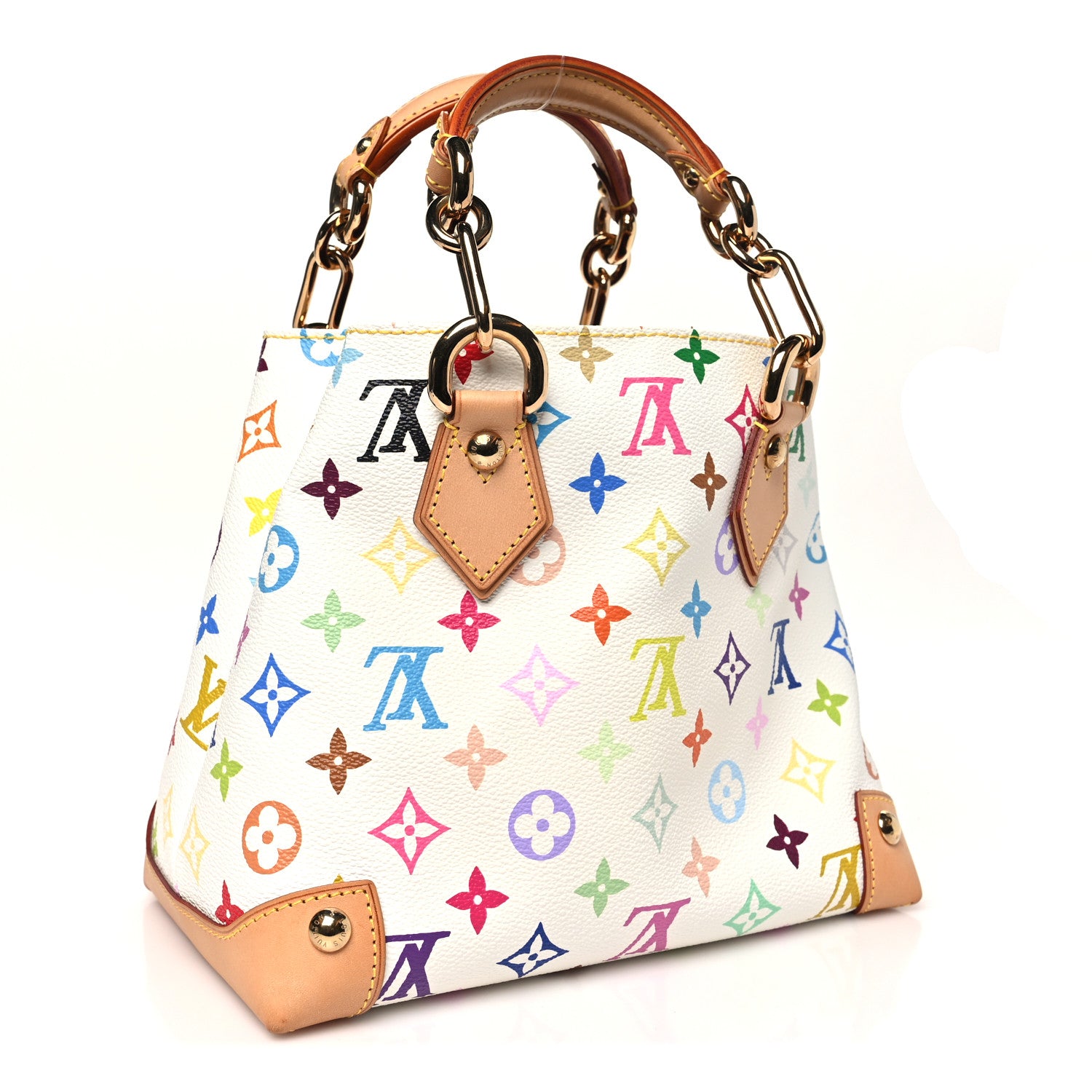 Louis Vuitton Monogram Multicolor Audra White 3 of 10