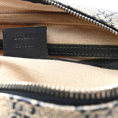 Gucci GG Plus Monogram Selleria Calfskin Medium Messenger Bag Beige Blue 6 of 9