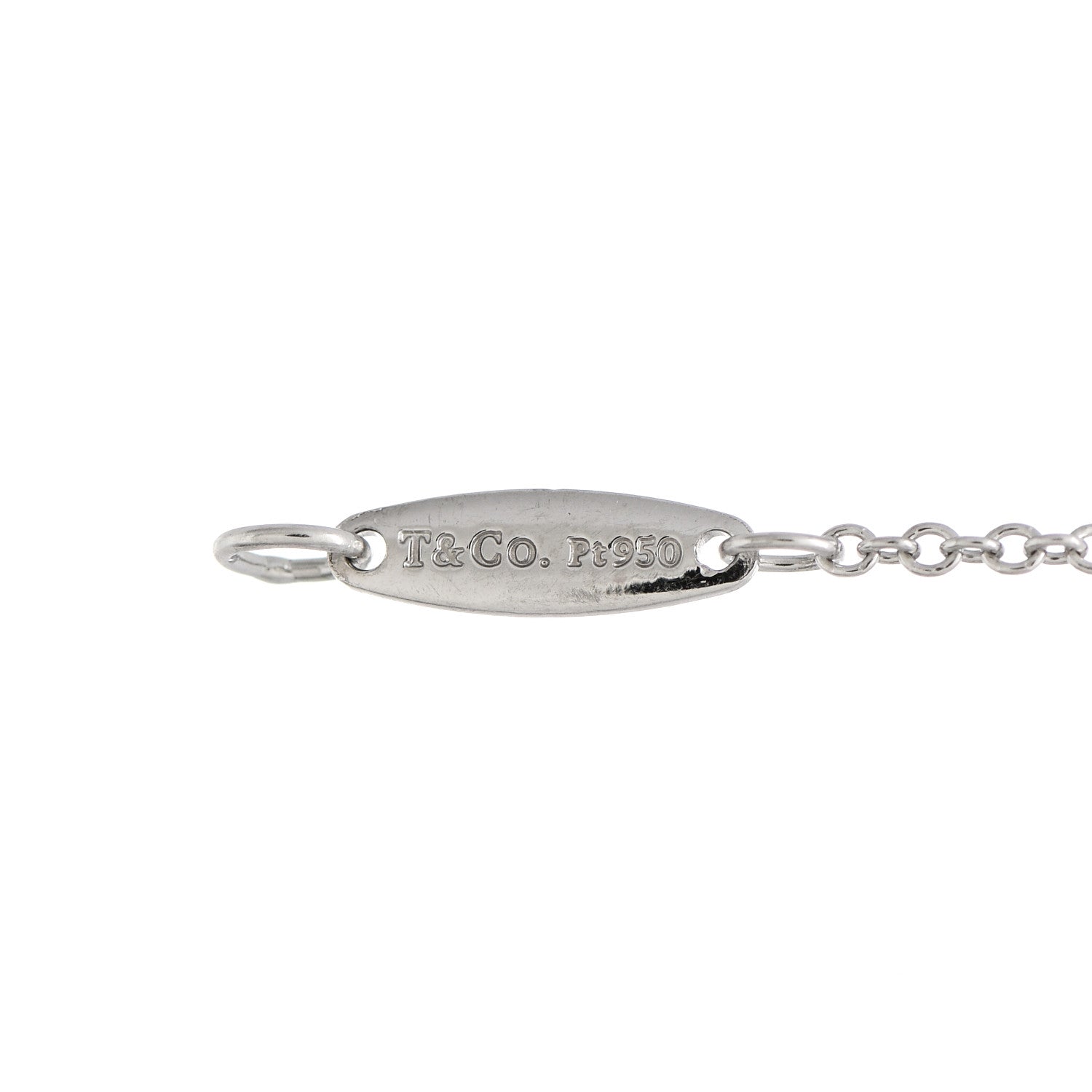 Tiffany Platinum Diamond .15ctw Elsa Peretti Diamonds by the Yard Station Bracelet 3 of 5