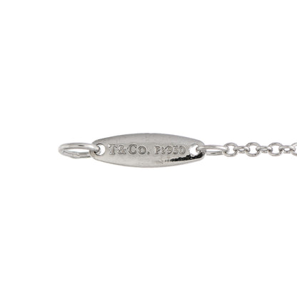 Tiffany Platinum Diamond .15ctw Elsa Peretti Diamonds by the Yard Station Bracelet 3 of 5