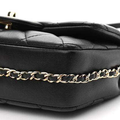 Chanel Lambskin Quilted Mini My Precious Flap Black 10 of 12