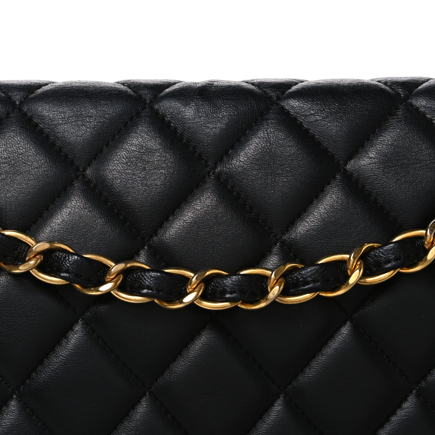 Chanel Lambskin Quilted Maxi Single Flap Black 8 of 11