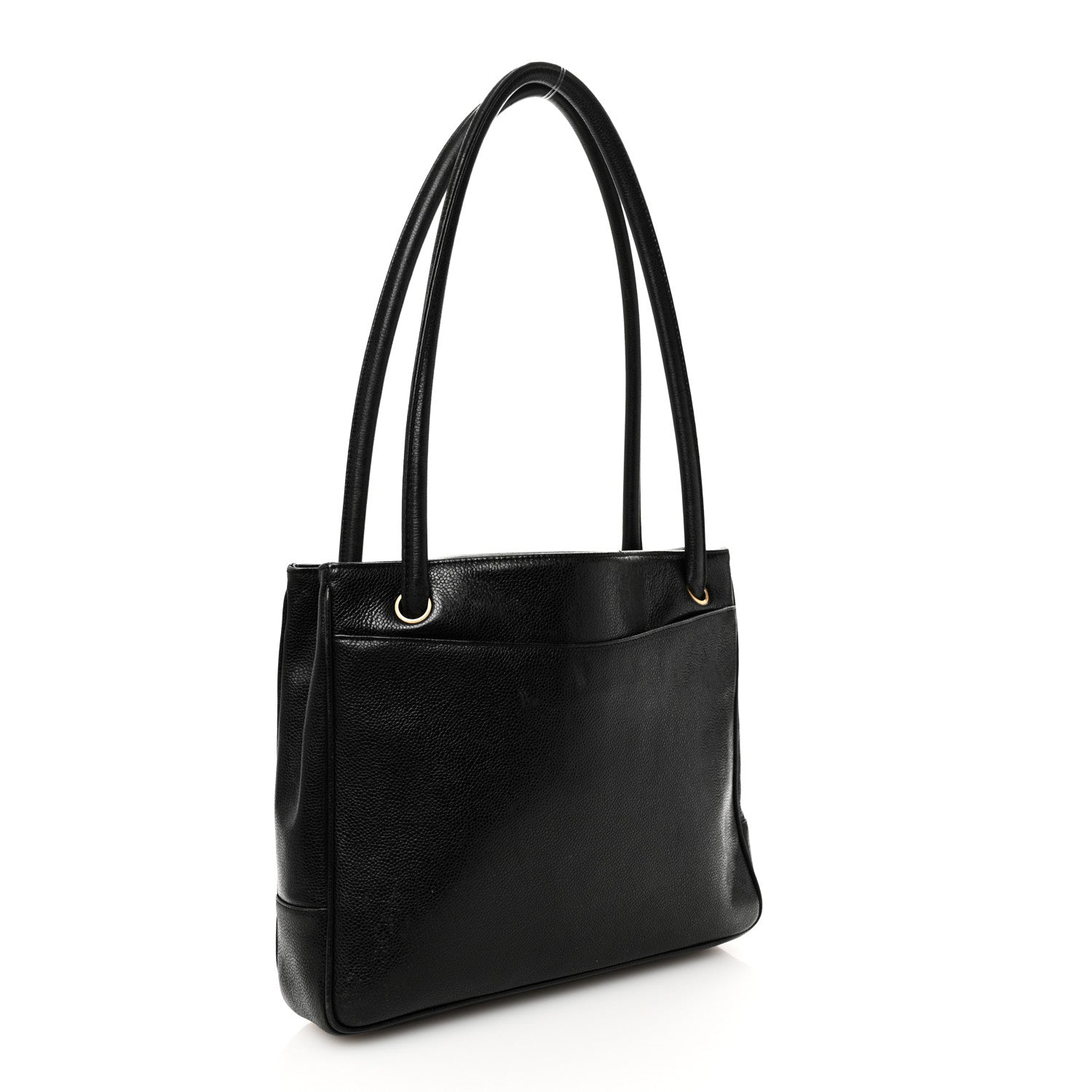 Chanel Caviar CC Tote Black 3 of 13