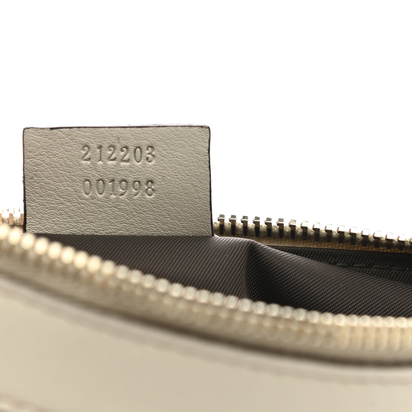 Guccissima New Britt Wristlet Off White