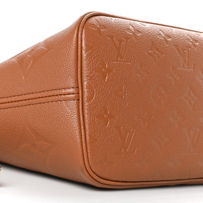 Louis Vuitton Empreinte Monogram Giant Neverfull MM Cognac 8 of 9