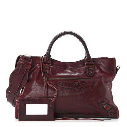 Balenciaga Chevre Classic Hardware City Bordeaux 1 of 11