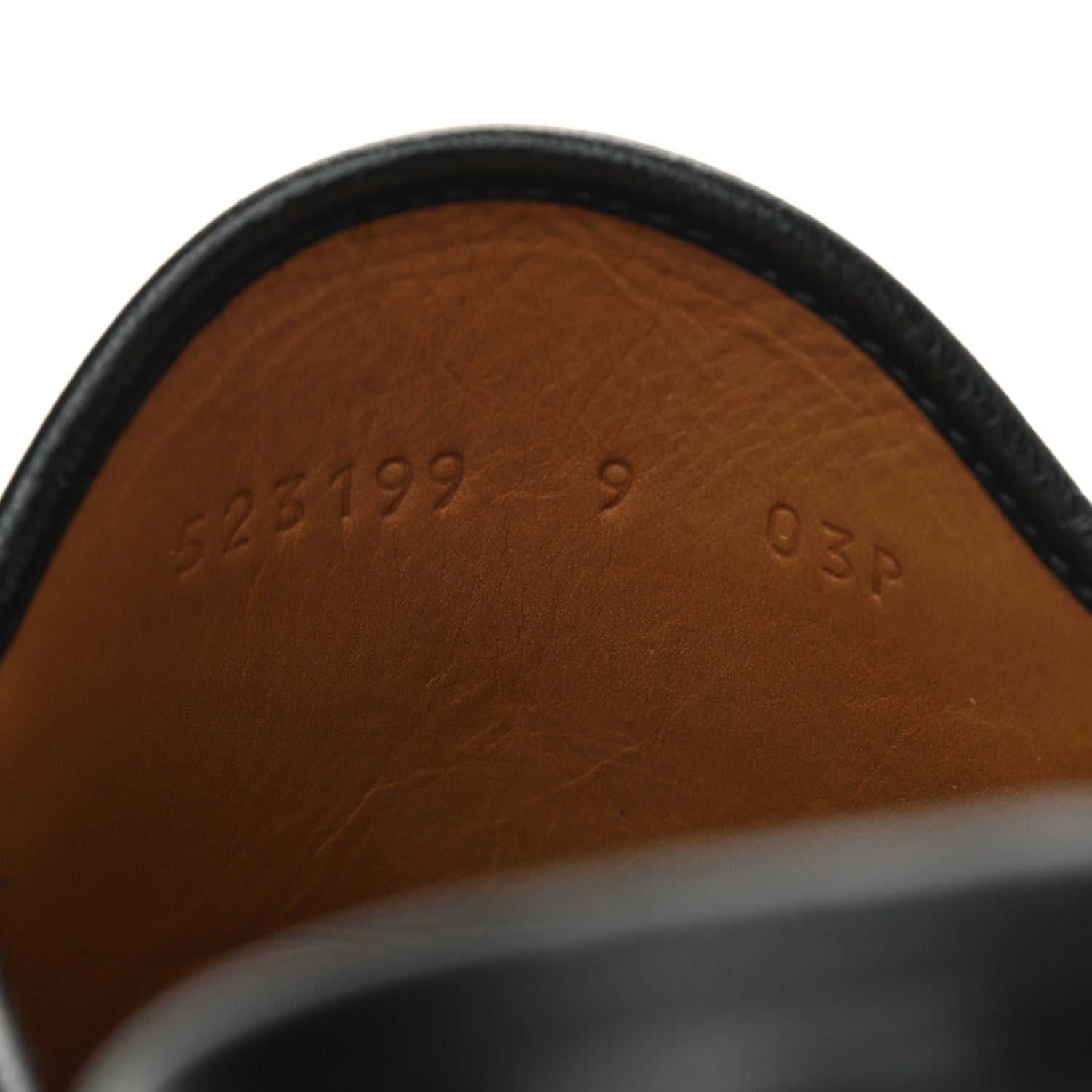 Gucci Goatskin Mens Horsebit Slippers 9 Black 7 of 7
