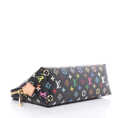 Louis Vuitton Monogram Multicolor Cosmetic Pouch Black Grenade 4 of 10