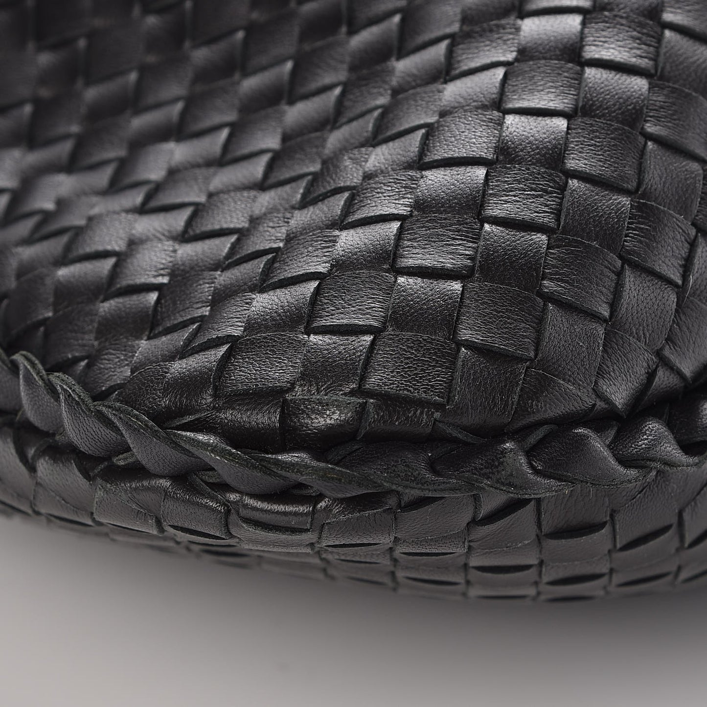 Nappa Intrecciato Large Veneta Hobo Black