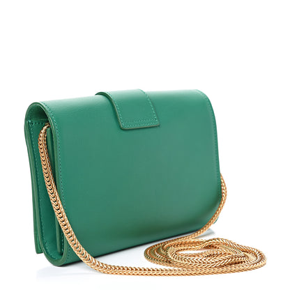 Saint Laurent Calfskin Small Classic Y Satchel Green 2 of 10