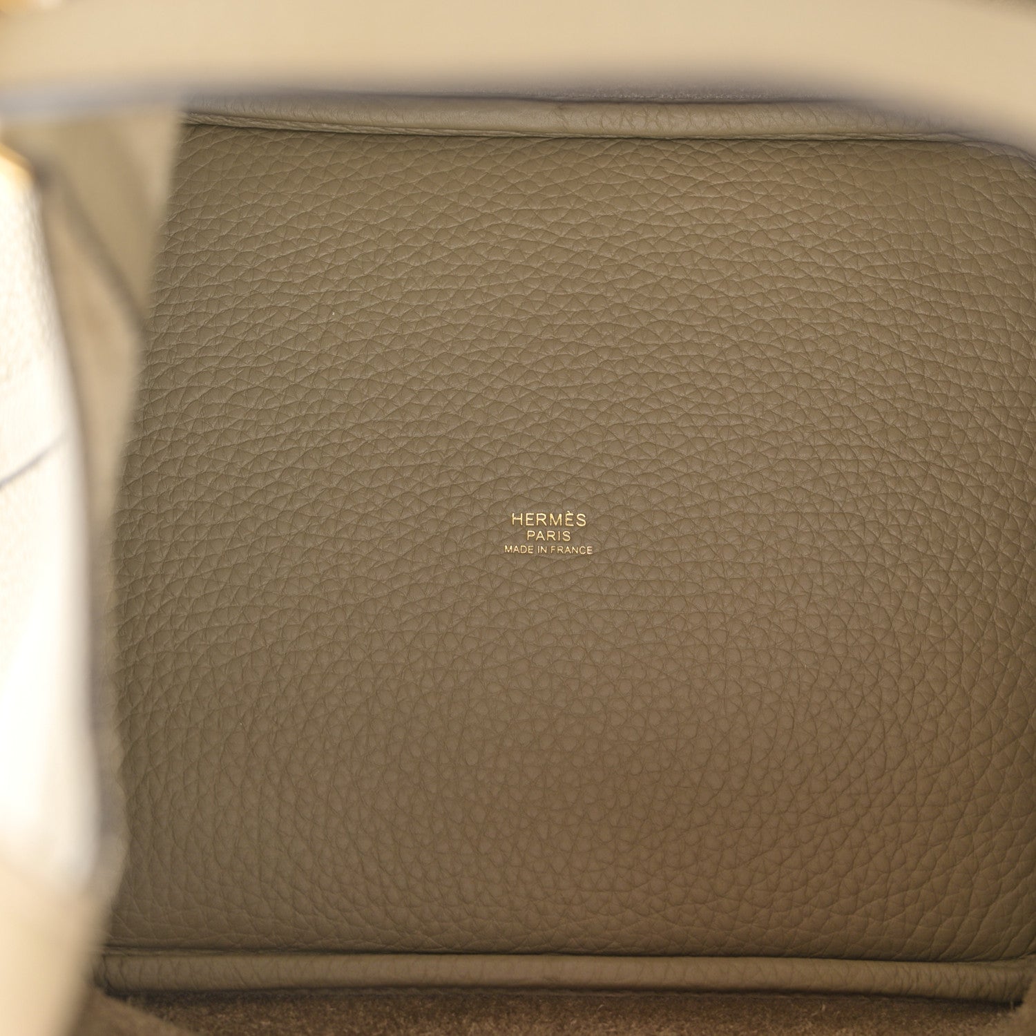 Hermes Taurillon Clemence Picotin Lock 22 MM Beige Marfa 5 of 12