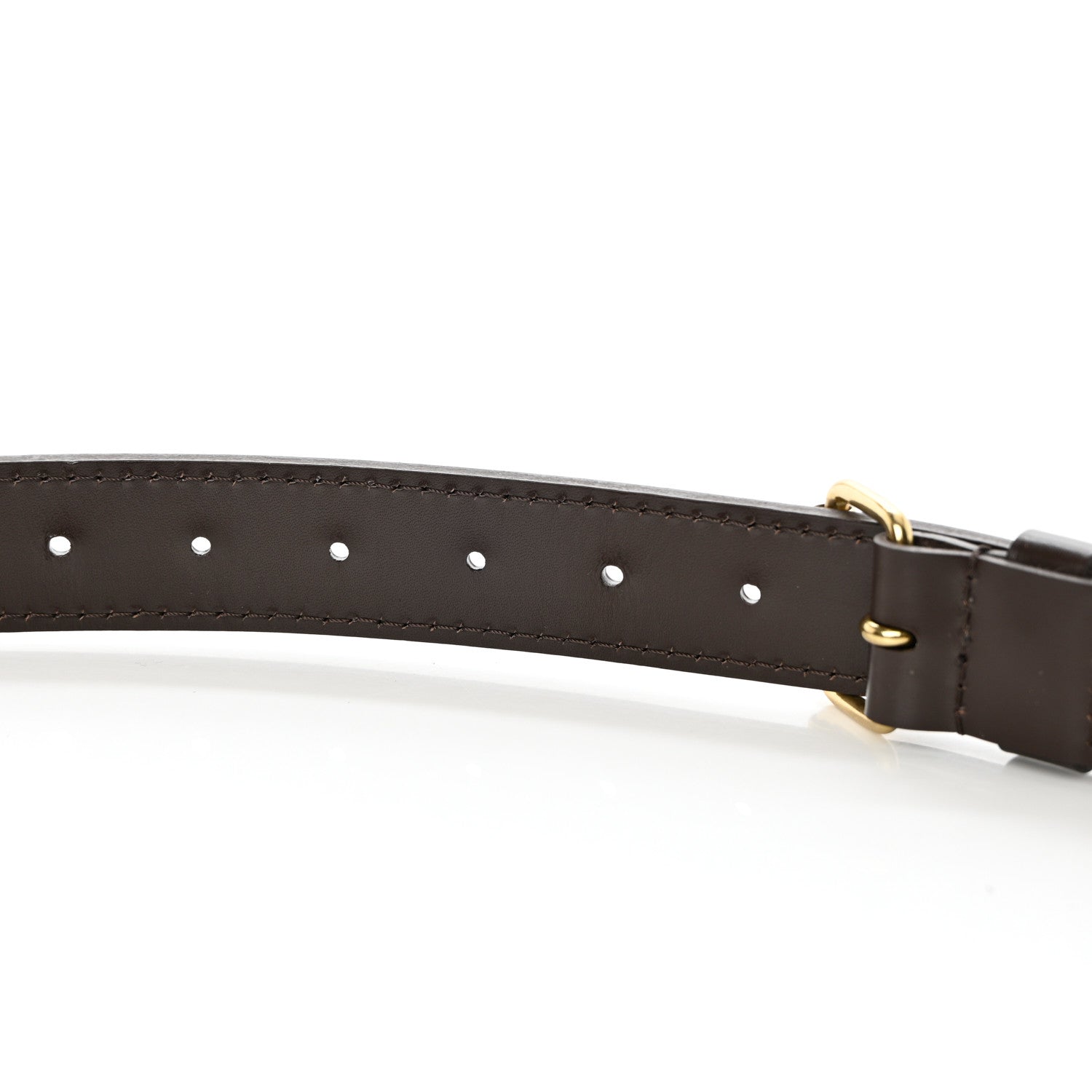 Louis Vuitton Calfskin Adjustable Speedy Bandouliere Shoulder Strap Brown 3 of 4